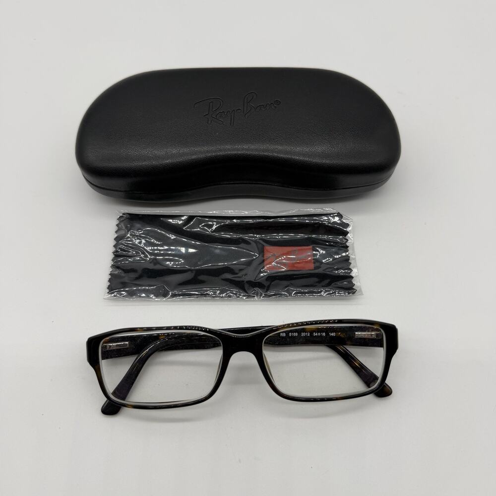 Ray-Ban RB5169 2012 Eyeglasses Frames Only 54-16-140 Dark Havana Tortoise Case
